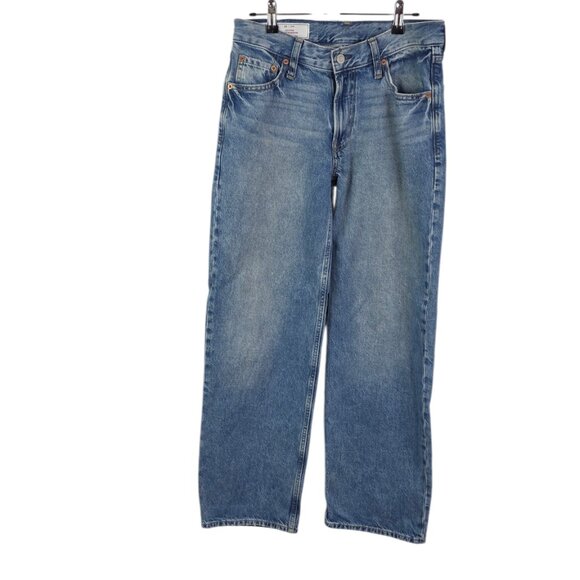 GAP Denim - GAP The Low Stride Jeans, Womens 26, Blue, Zip Fly, Cotton